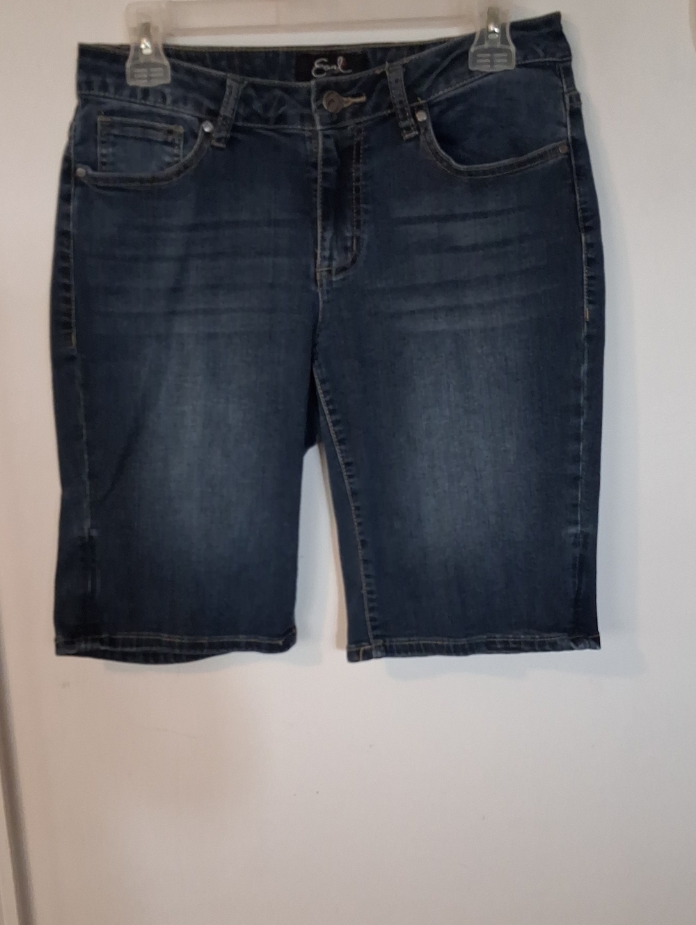 Earl Jeans Dark Indigo Denim Bermuda Shorts